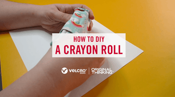 How to DIY An Easy Roll Up Crayon Holder