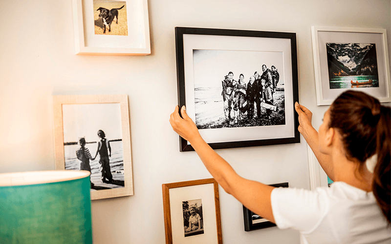 How to Hang Pictures on Plaster Walls Without Nails