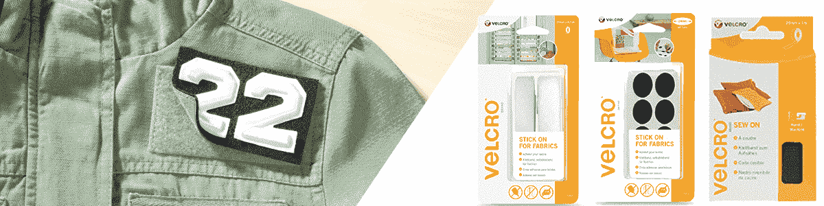 VELCRO® Brand Stick On Tape For Fabrics