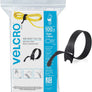 VELCRO® Brand ONE-WRAP® 100 Pack - Reusable Ties 12mm x 20cm, Black