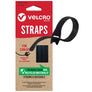 VELCRO® Brand ECO ONE-WRAP® Straps 10mm x 13cm, Black - Pack of 6