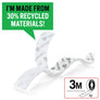 VELCRO® Brand ECO Stick On Tape 22mm x 3m. White.