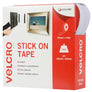 VELCRO® Brand Stick On Tape 10m - White