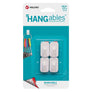 HANGables® Micro Removable Adhesive Wall Hooks (White - 4 Pack)