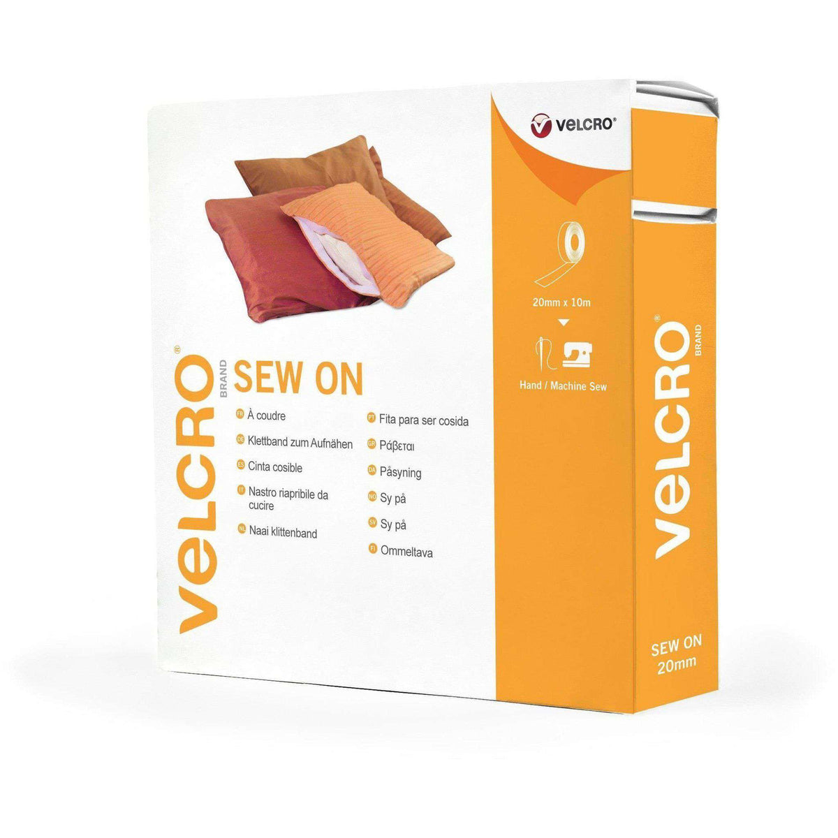 VELCRO® Brand Heavy Duty Stick On Tape 1m - Black