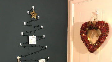 Make a DIY Christmas Tree For Your Wall