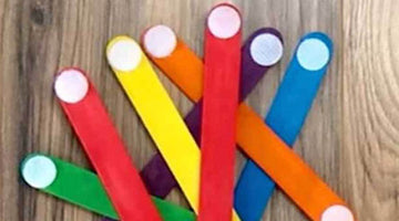 Make Your Own Craft Sticks with VELCRO® Brand Coins