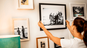 How to Hang Pictures on Plaster Walls Without Nails