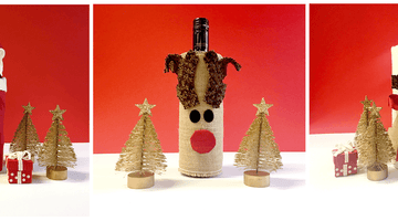 3 Fabulously Festive Ways to Wrap a Wine Bottle