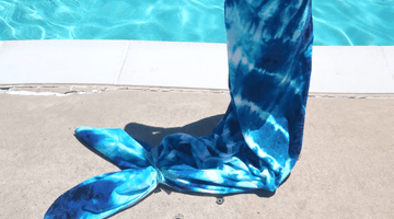 How to DIY A Mermaid Towel Wrap