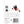 VELCRO® brand Heavy Duty Stick On Coins 45mm x 2 sets white