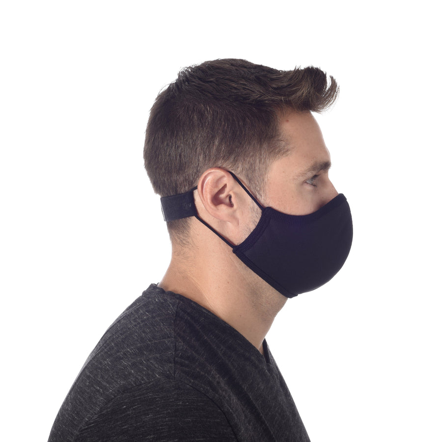 VELCRO® Brand Face Mask Extender Straps, 4 Pack, Black