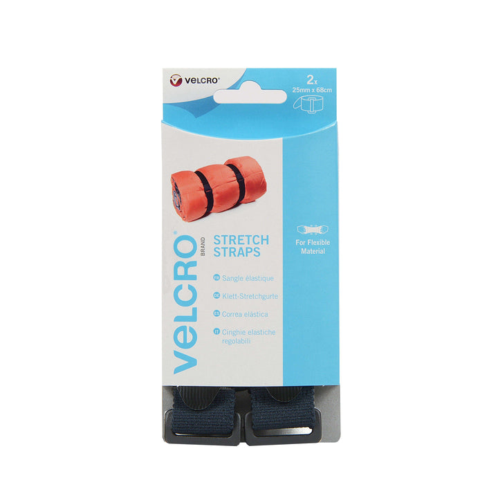 Strap - VELCRO® Brand Stretch Straps - Black