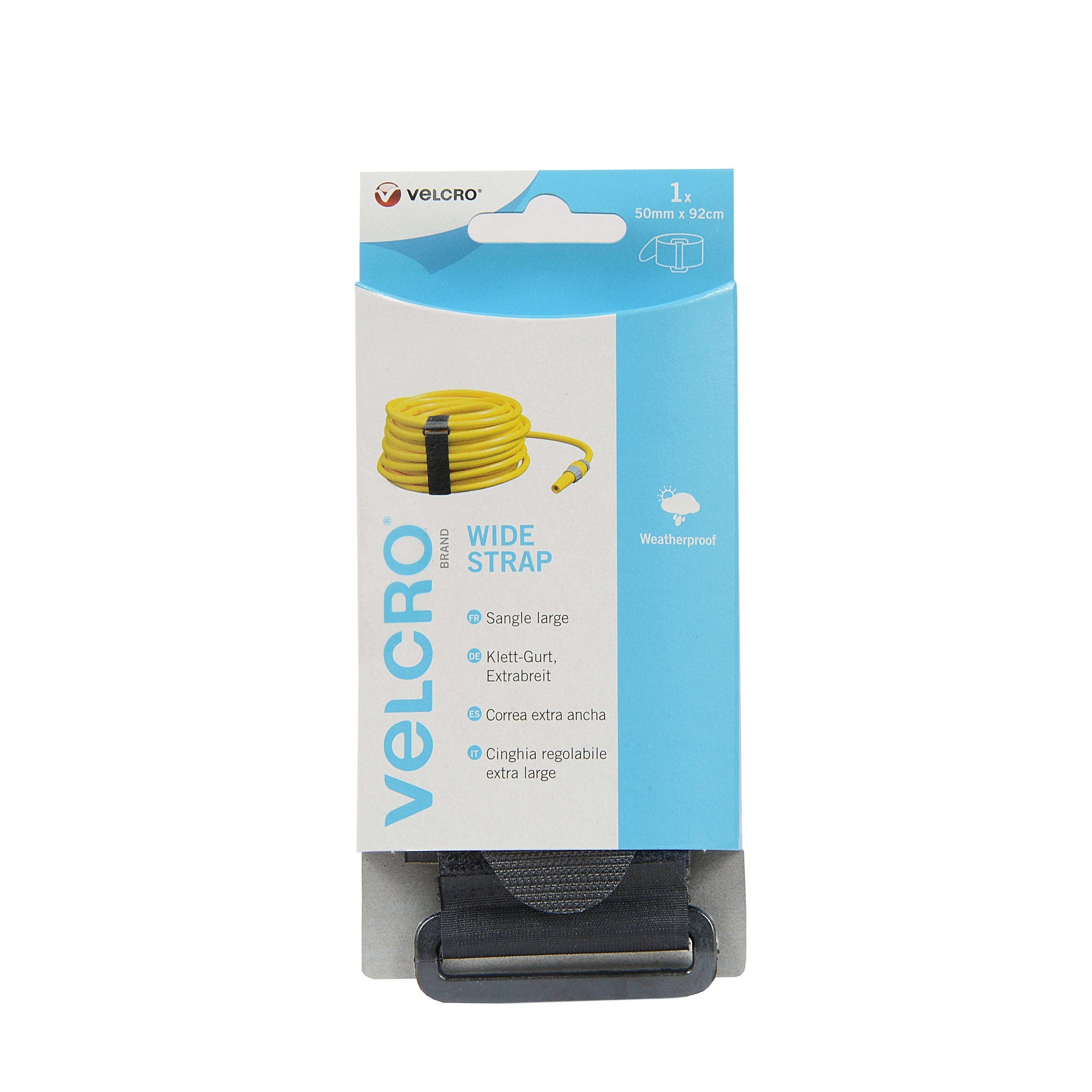 VELCRO® Brand Wide Strap - Black