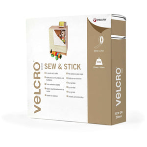 Tape - VELCRO® Brand Sew & Stick Tape 25m In White