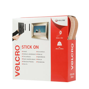 Tape - VELCRO® Brand Stick On Tape 10m - Beige