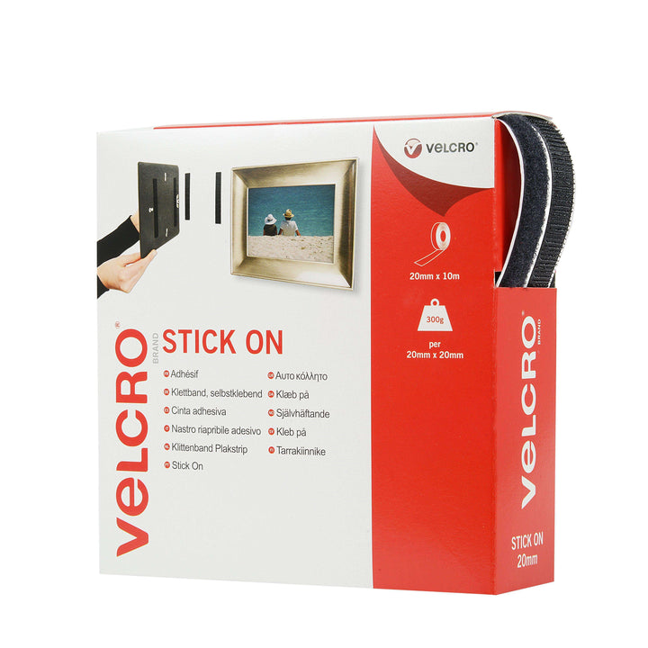 Tape - VELCRO® Brand Stick On Tape 10m - Black