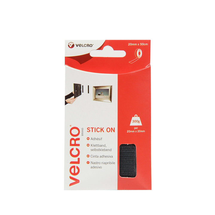 Tape - VELCRO® Brand Stick On Tape 50 Cm - Black